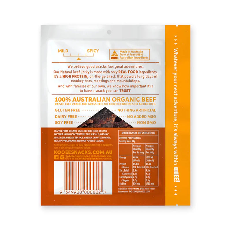 Kooee Smoked Chipotle Beef Jerky