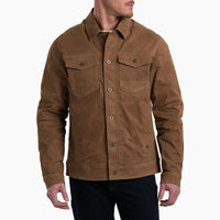 Kuhl the outlaw jacket in Grain worn by a man