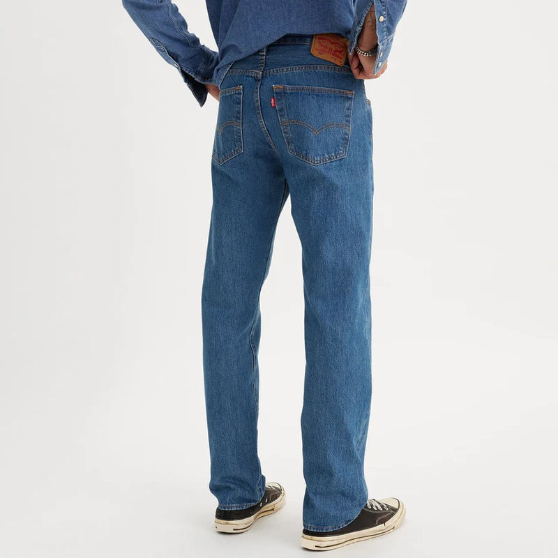 Levi`s 501 Mens Original Fit Jeans (Medium Stonewash)