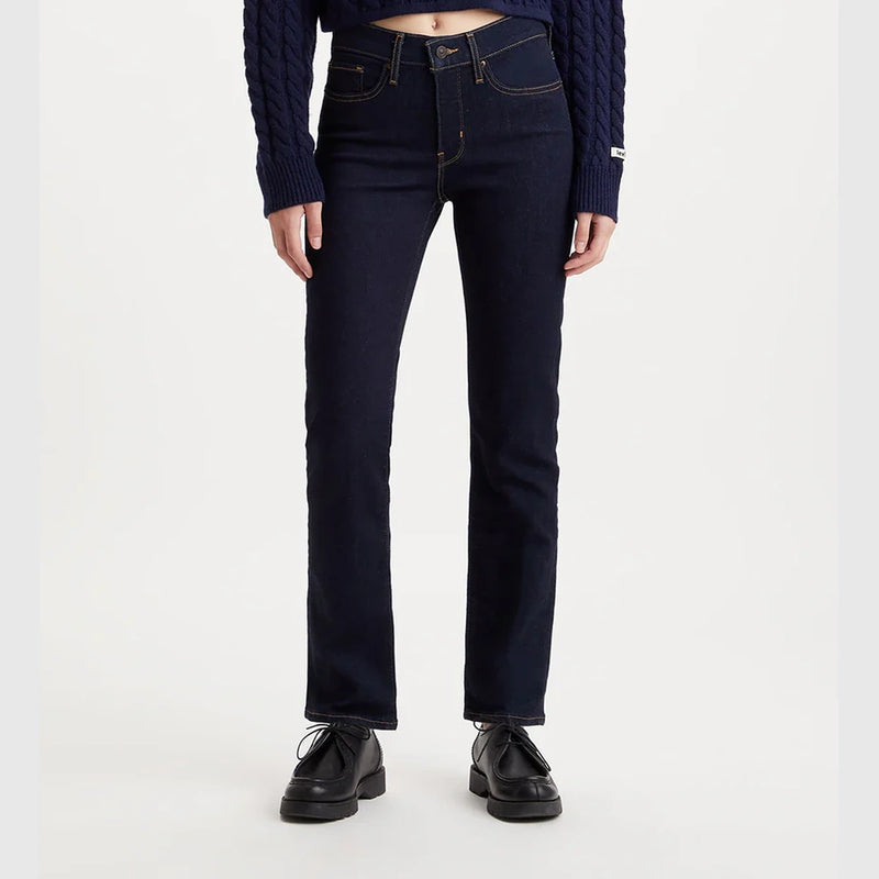 Levi's Womens 314 Shaping Straight Jeans (Blue Wave Rinse)