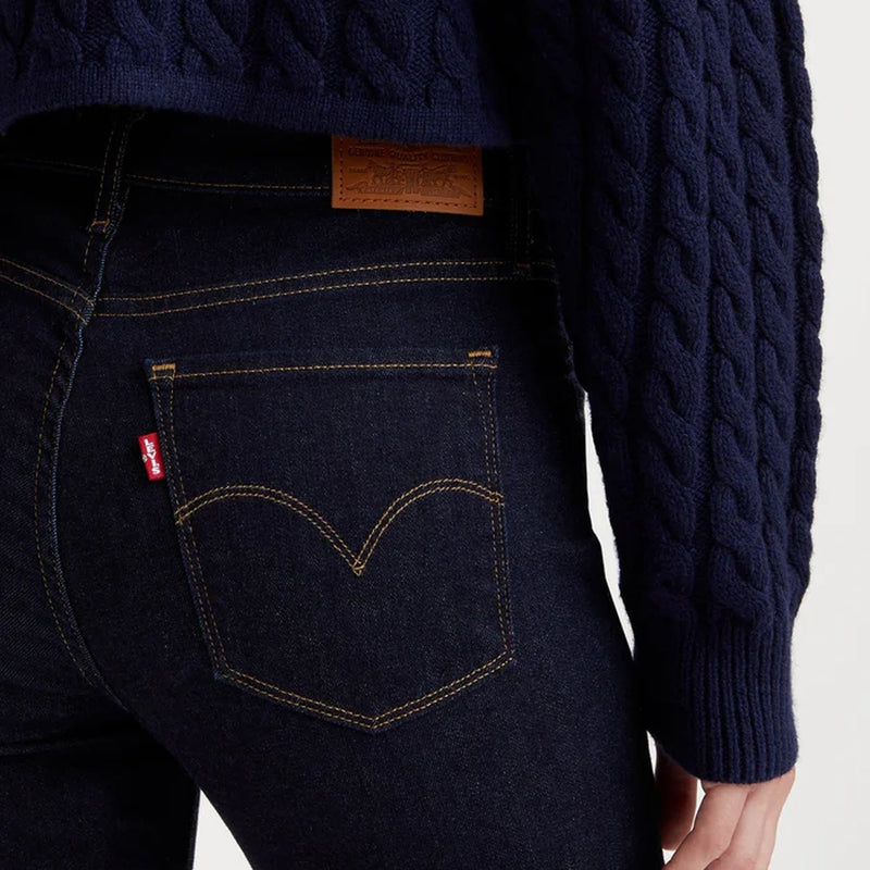 Levi's Womens 314 Shaping Straight Jeans (Blue Wave Rinse)