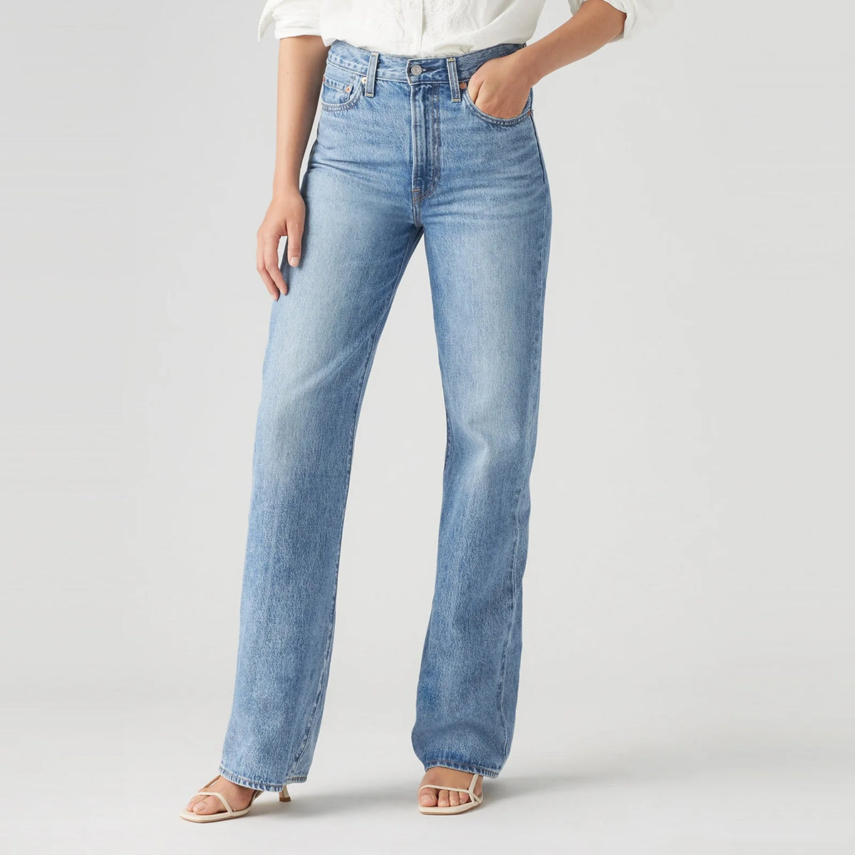 Levi's Womens Ribcage Wide Leg Jeans (Not The Same)