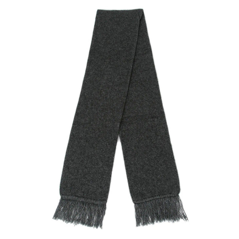 Lothlorian Possum Merino Plain Scarf in Charcoal