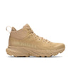 Coyote Merrell hiking shoe on a white background