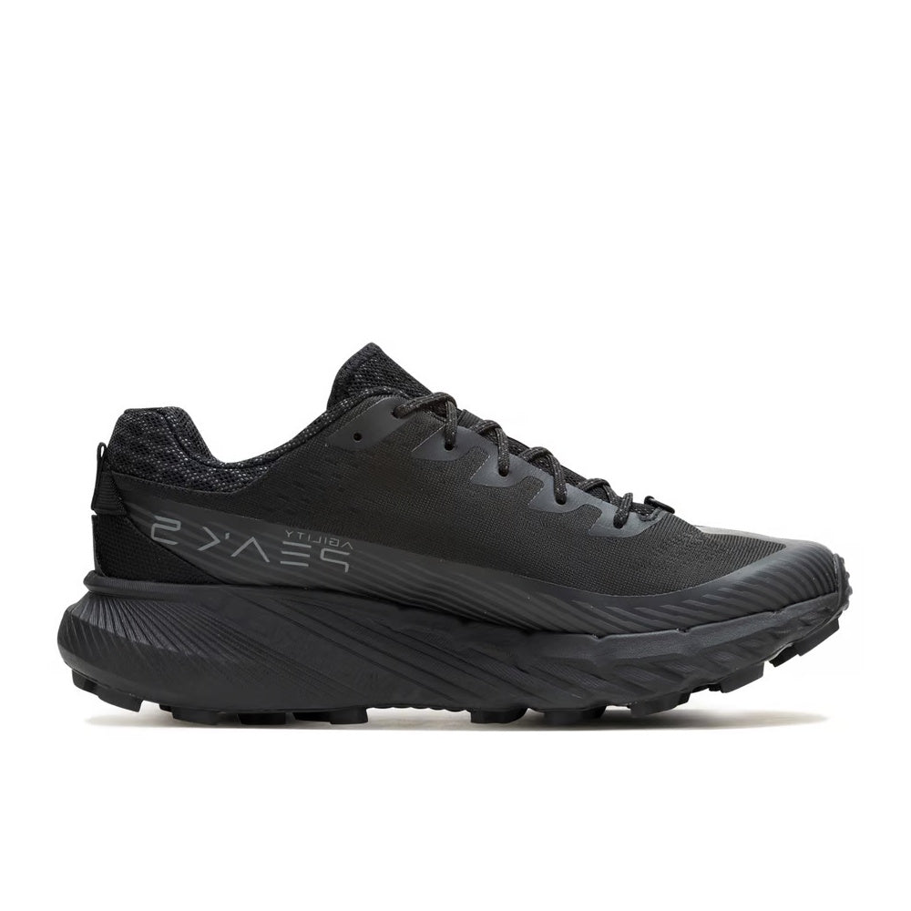 Merrell Mens Agility Peak 5 Gore-Tex Shoes (Black/Black)