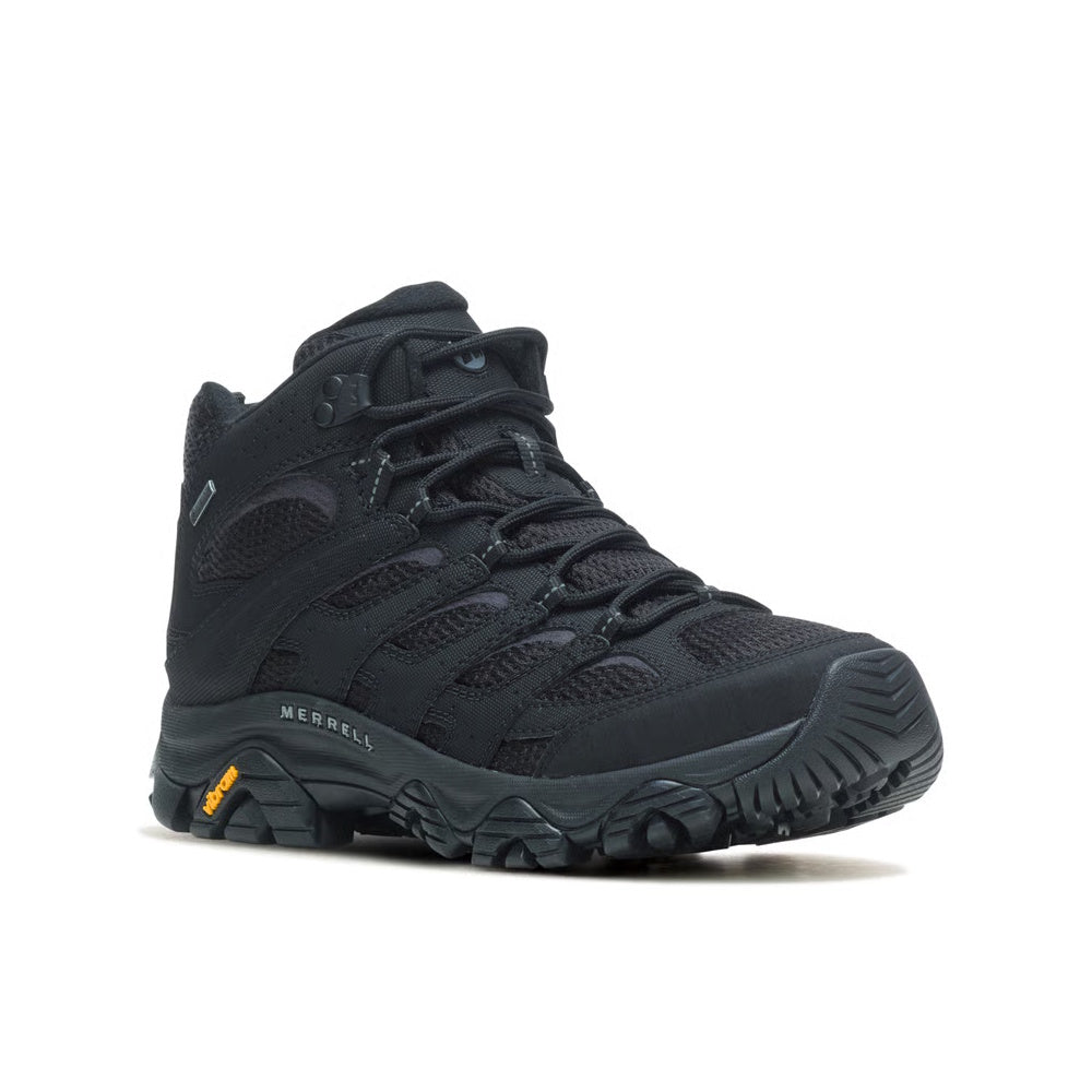 Merrell Mens MOAB 3 Synthetic Mid Gore-Tex Boot (Triple Black)