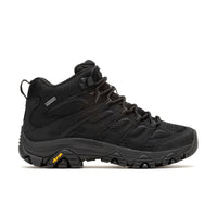 Merrell Womens MOAB 3 Synthetic Mid Gore-Tex Boot (Black/Black)