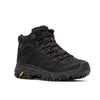 Merrell Womens MOAB 3 Synthetic Mid Gore-Tex Boot (Black/Black)