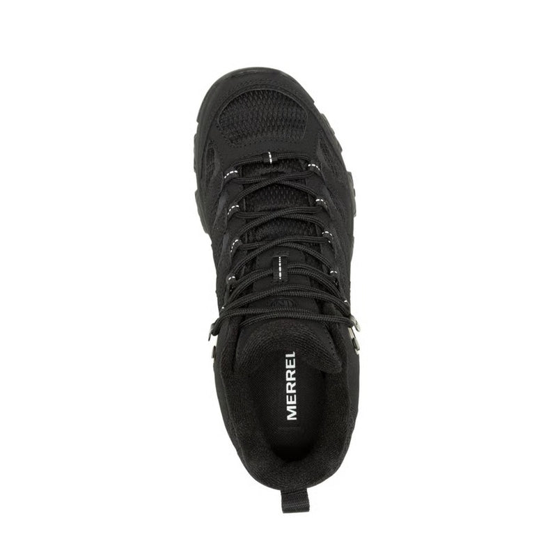 Merrell Womens MOAB 3 Synthetic Mid Gore-Tex Boot (Black/Black)