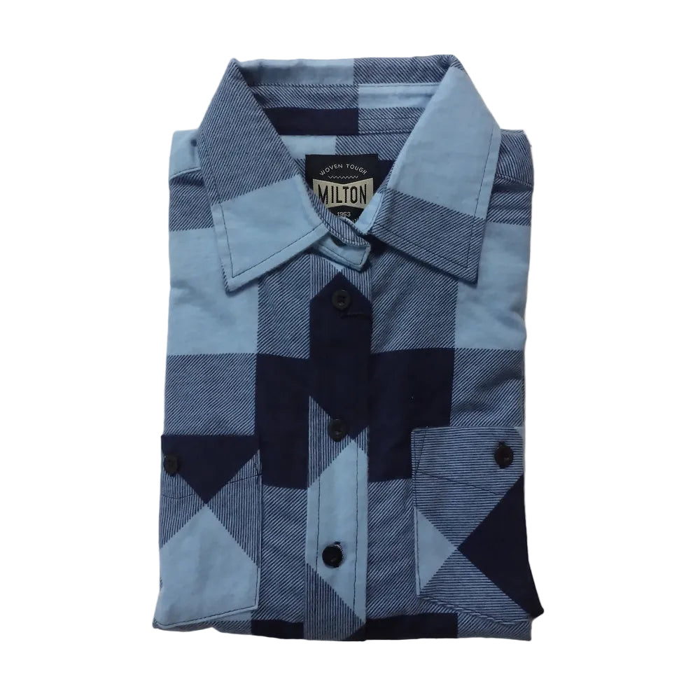 Milton Womens Full Button Flannelette Shirt