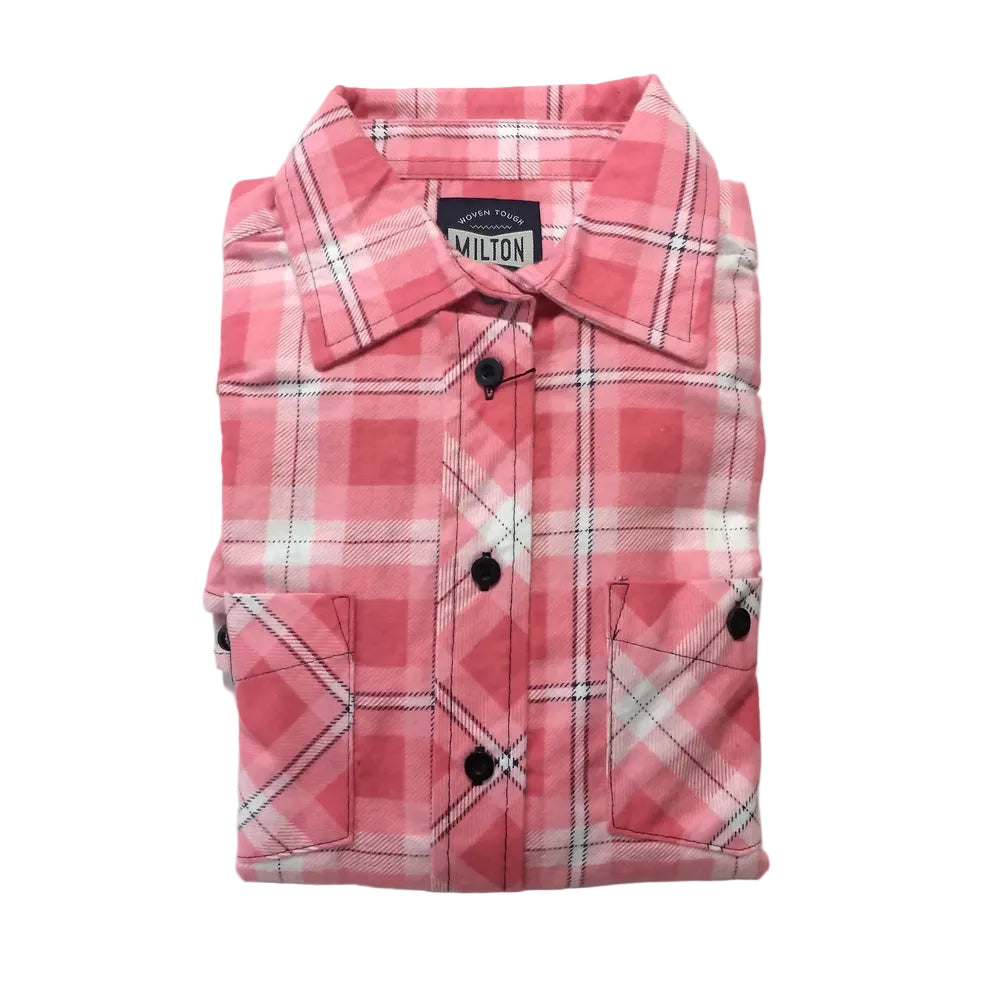 Milton Womens Full Button Flannelette Shirt