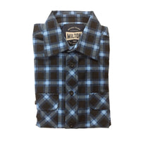Milton Mens Full Button Flannelette Shirt