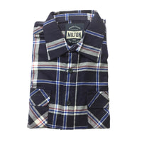 Milton Mens Full Button Flannelette Shirt