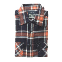 Milton Mens Full Button Flannelette Shirt