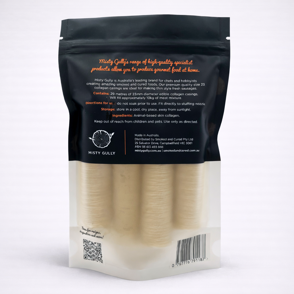 Misty Gully Collagen Sausage Casings 23mm