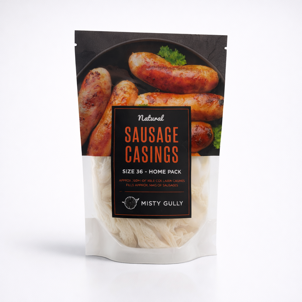 Misty Gully All Natural Hog Casings Home Pack 36mm (20M)