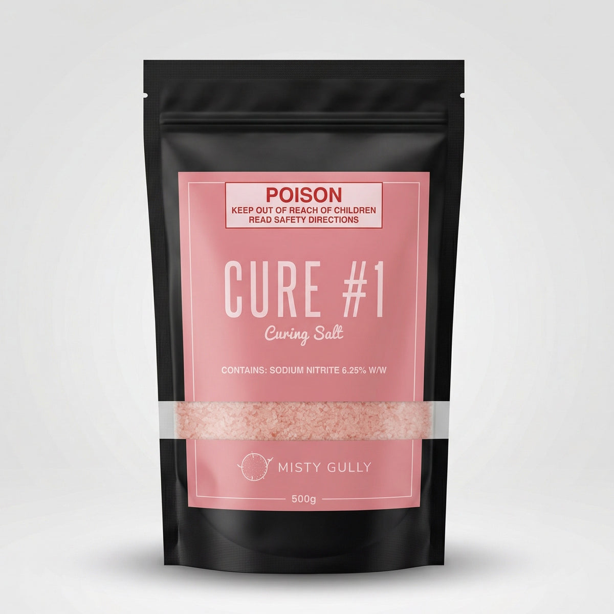 Misty Gully Cure #1 6.25% - 500G (Bacon, Ham etc)