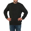 Model wearing Hunter Green MKM Men's Backyard Pullover