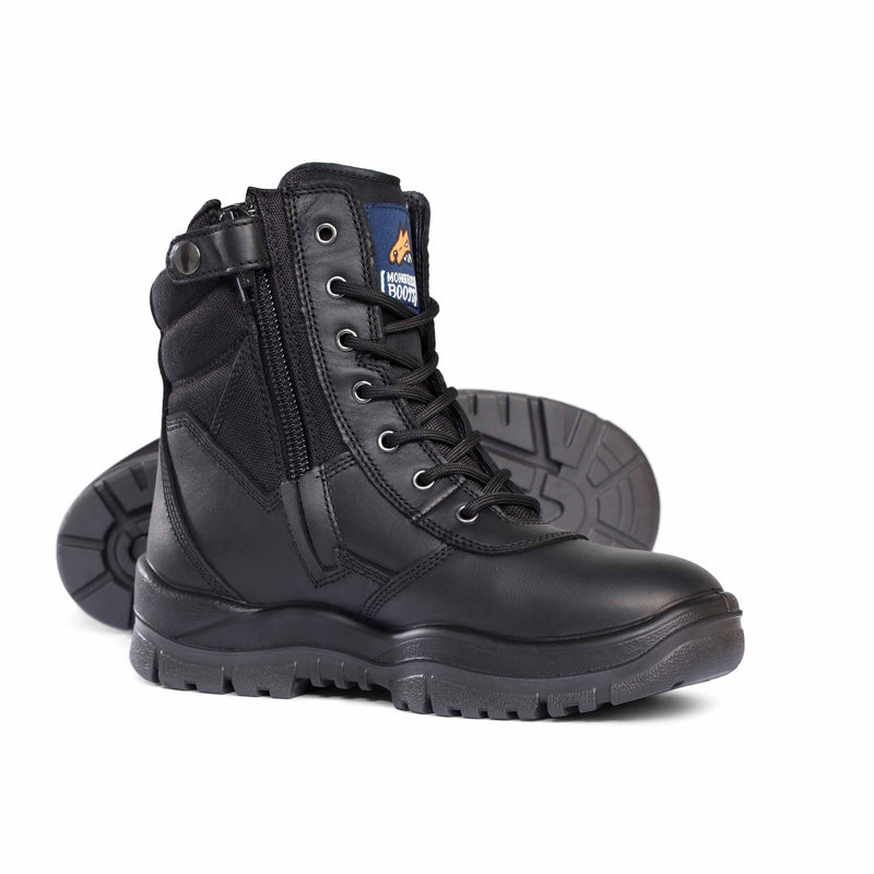 Mongrel 251 High Leg Zipsider Safety Boots (Black)