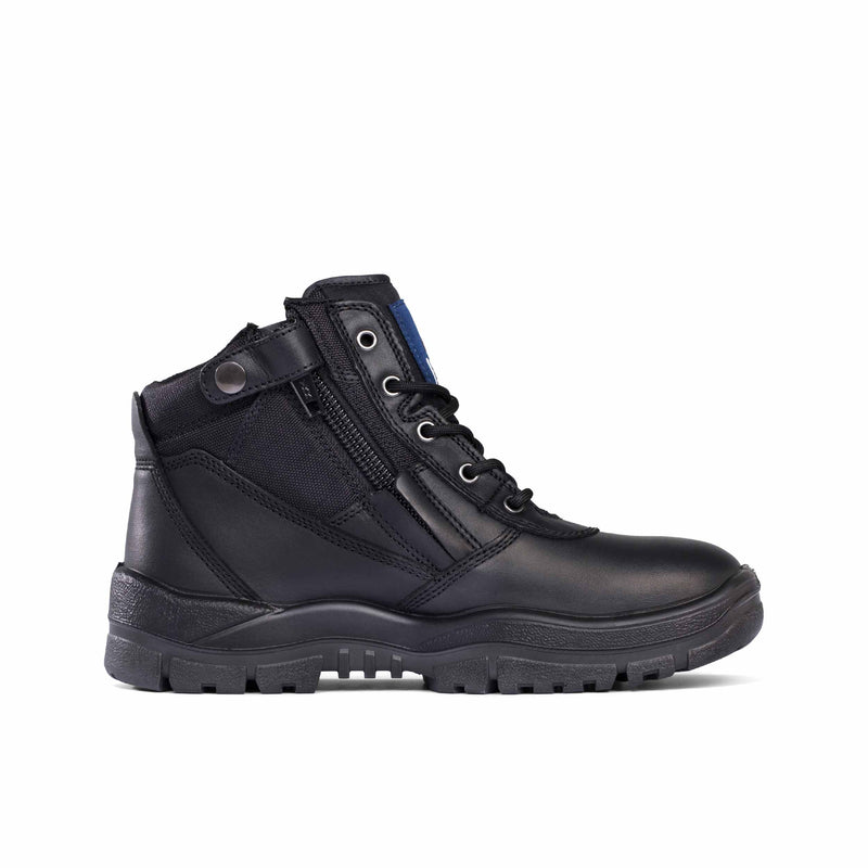 Side of Mongrel 961 Non-Safety Zipsider Boot in Black