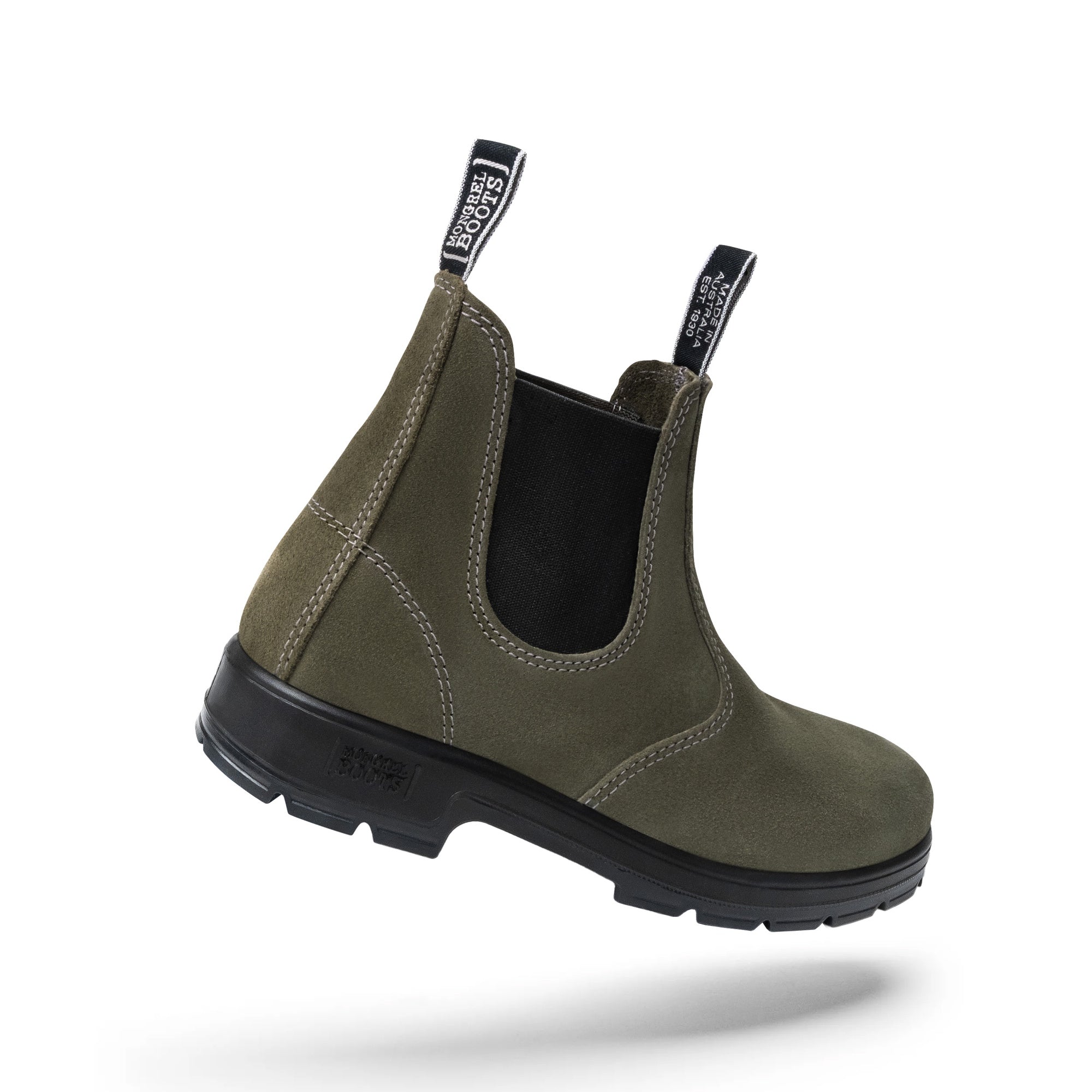 Mongrel K9-1 Suede Elastic Side Boots