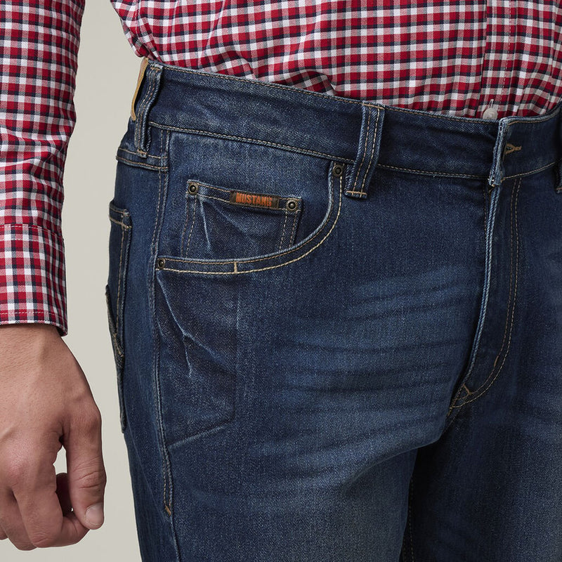 Mustang Mens Signature Jeans (Stonewash)