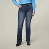 Mustang Womens Signature Bootcut Jeans (Stonewash)
