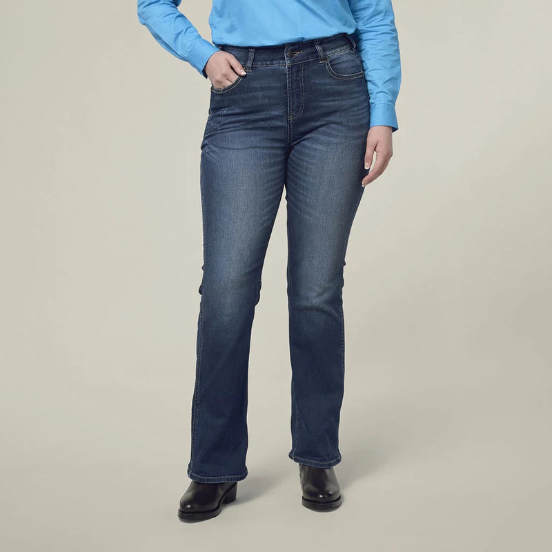 Mustang Womens Signature Bootcut Jeans (Stonewash)