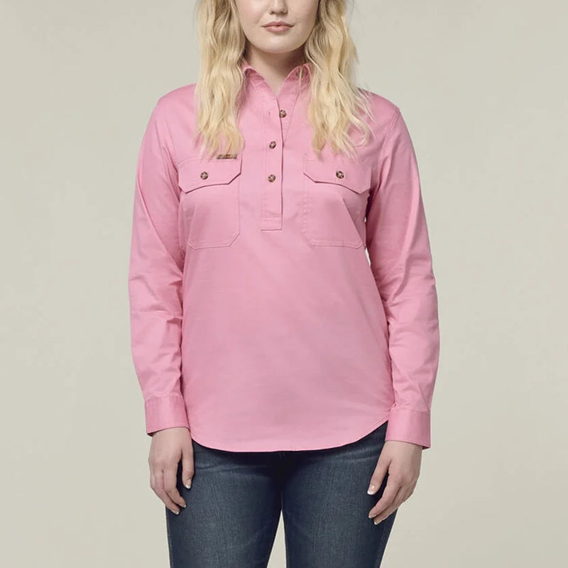 Mustang Womens Signature Closed Front Long Sleeve Shirt