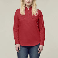 Mustang Womens Signature Closed Front Long Sleeve Shirt