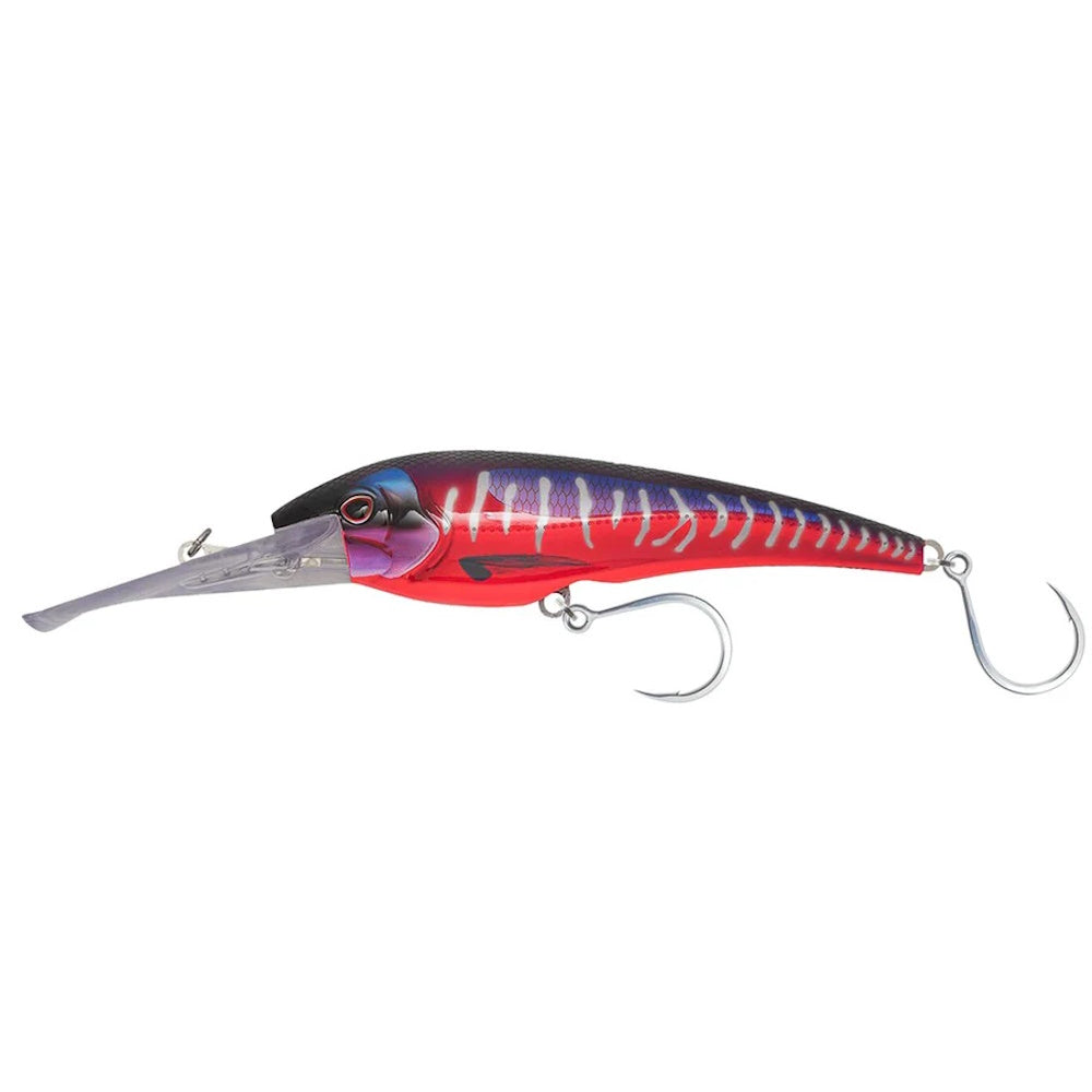 Nomad DTX Minnow 200mm Heavy Duty Sinking Lure in Hot Pink Mackerel