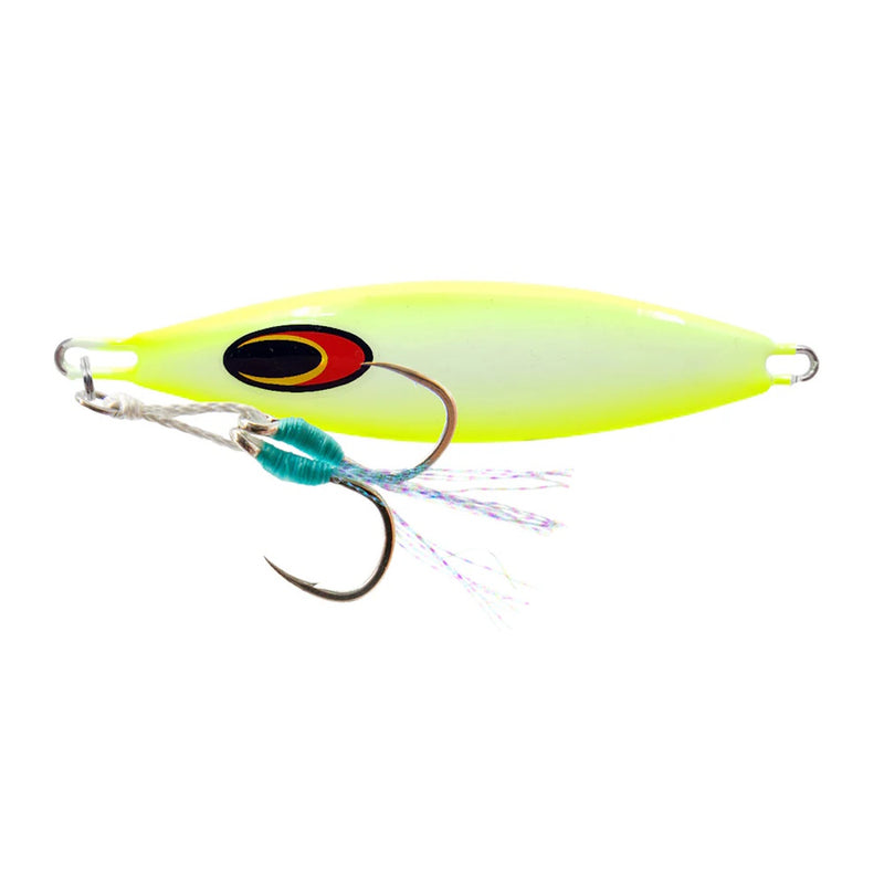 Nomad The Buffalo 60g Jig Lure Chartreuse White Glow