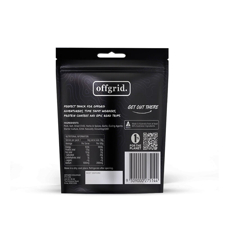 Offgrid Fire Sticks Salami Spicy