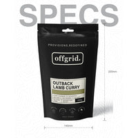Offgrid Outback Lamb Curry 250gm