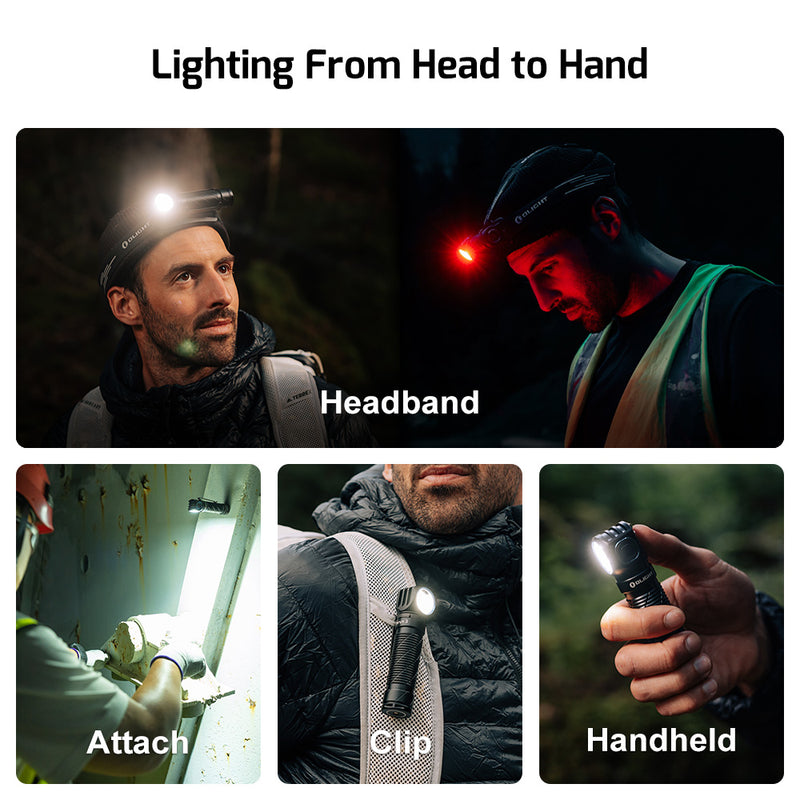 Olight Perun 3 Right Angle Torch / Headlamp