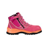 Otway Womens Eureka Soft Toe Zip Side Boots (Pink)