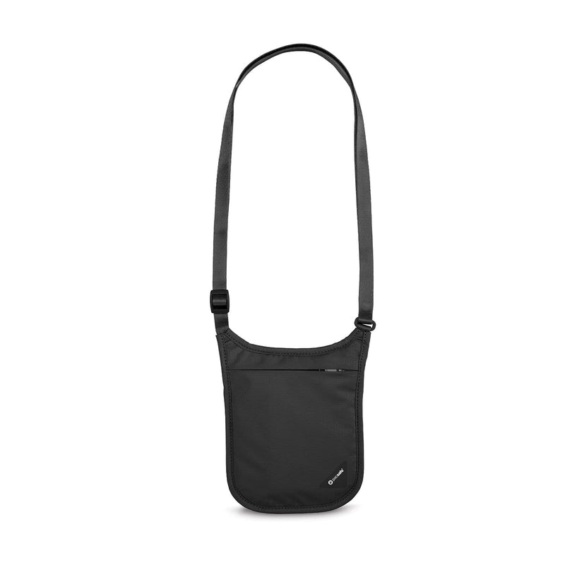 Pacsafe Coversafe V75 RFID Blocking Neck Pouch in Black