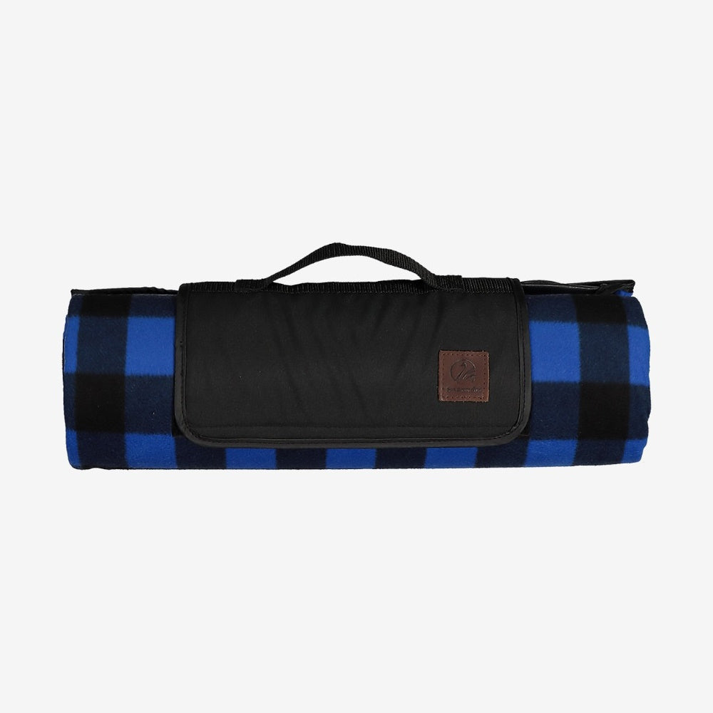 Swanndri Picnic Blanket Blue/Black
