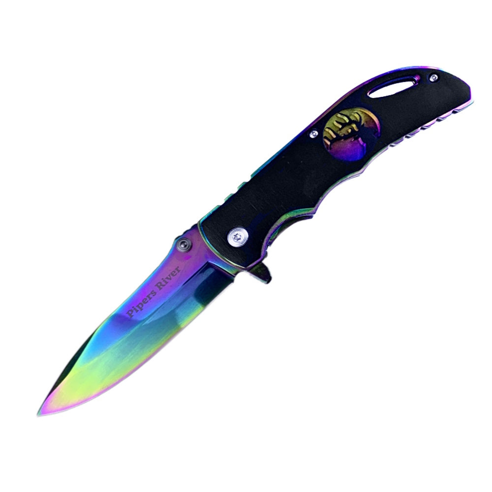 Pipers River Rainbow Large Folding Knife