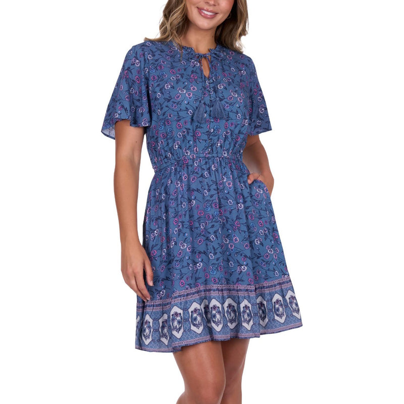 Pure Western Womens Farrah Short Sleeve Dress