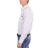 Pure Western Mens Keith Western Long Sleeve Shirt