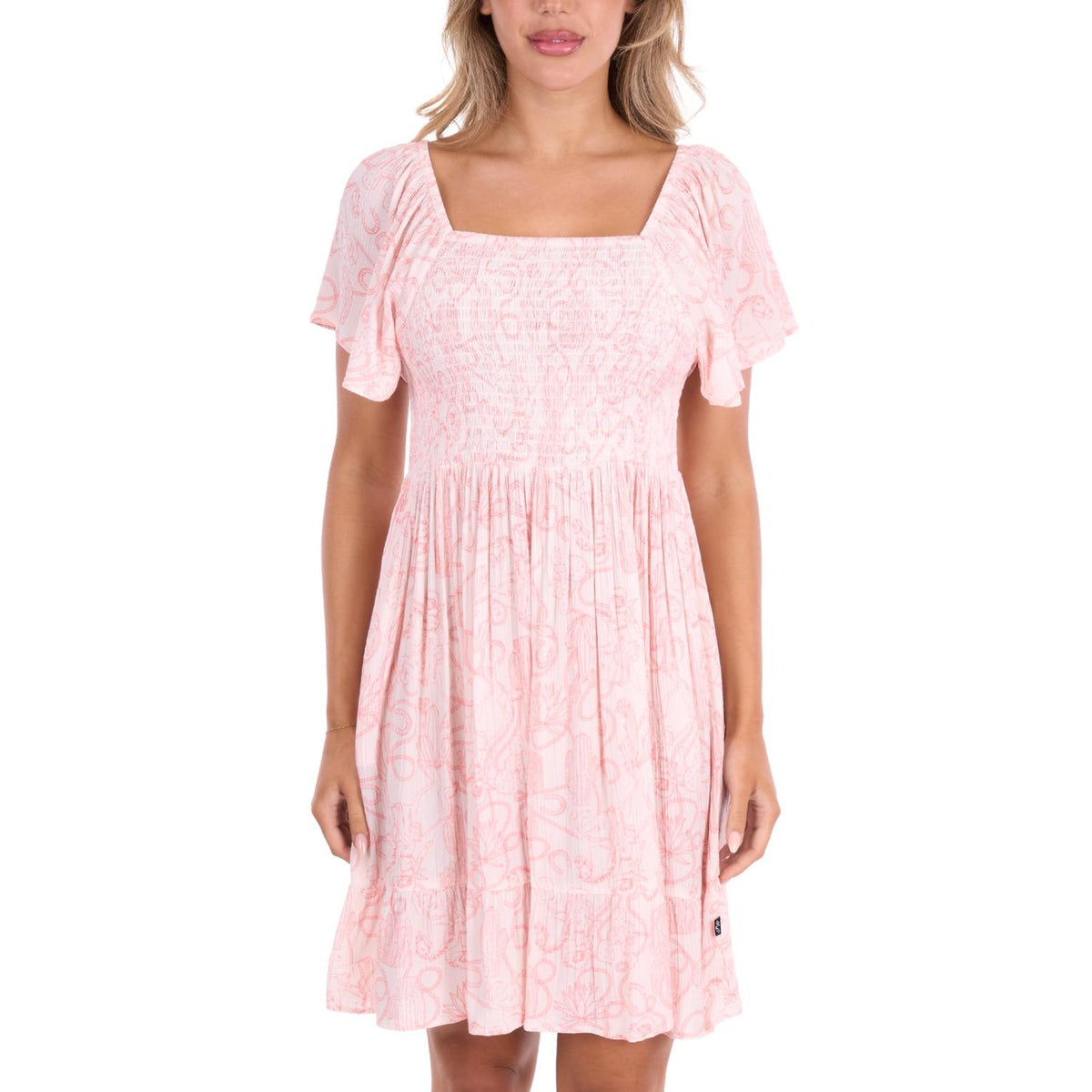 Pure Western Womens Sara Short Sleeve Dress