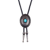 Pure Western Turquoise Stone Bolo Tie