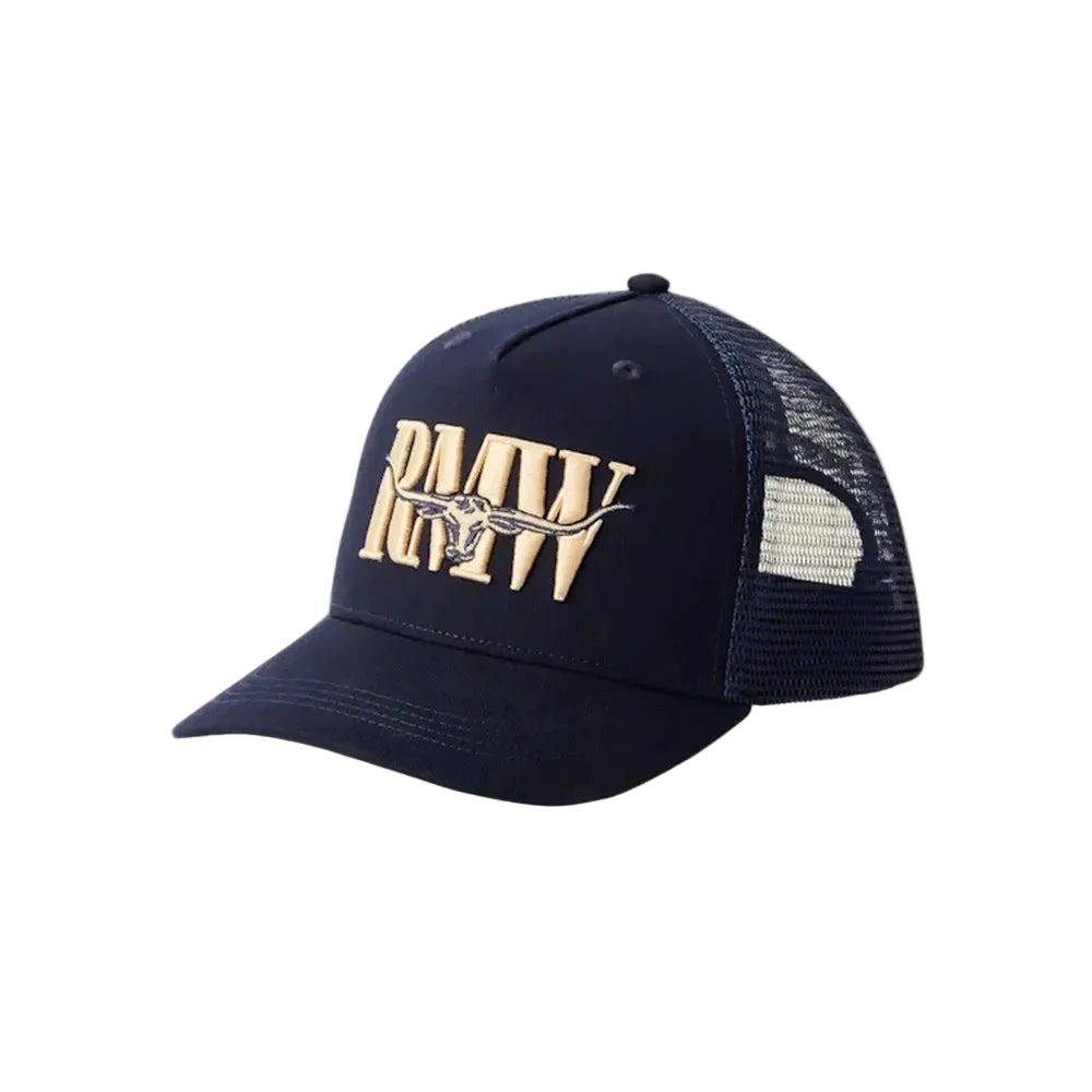 R.M.Williams RMW Steers Head Trucker Cap (Navy)