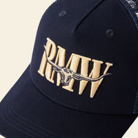 R.M.Williams RMW Steers Head Trucker Cap (Navy)