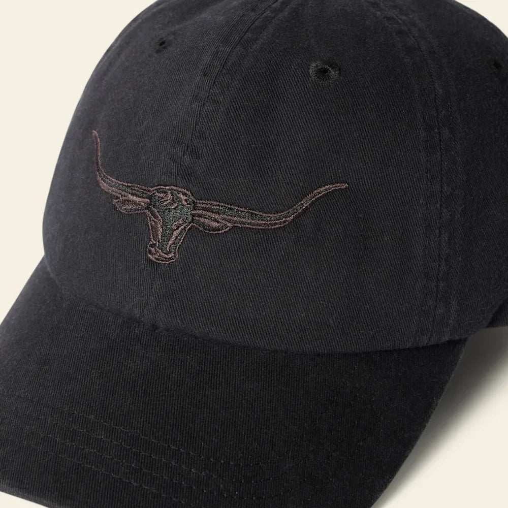 R.M.Williams Longhorn Twill Cap (Black Wash)