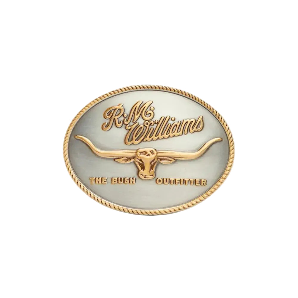 R.M.Williams Trophy Buckle (Silver/Gold)