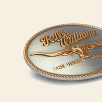 R.M.Williams Trophy Buckle (Silver/Gold)