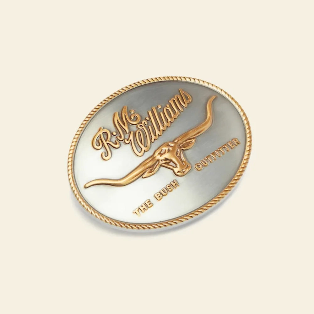 R.M.Williams Trophy Buckle (Silver/Gold)