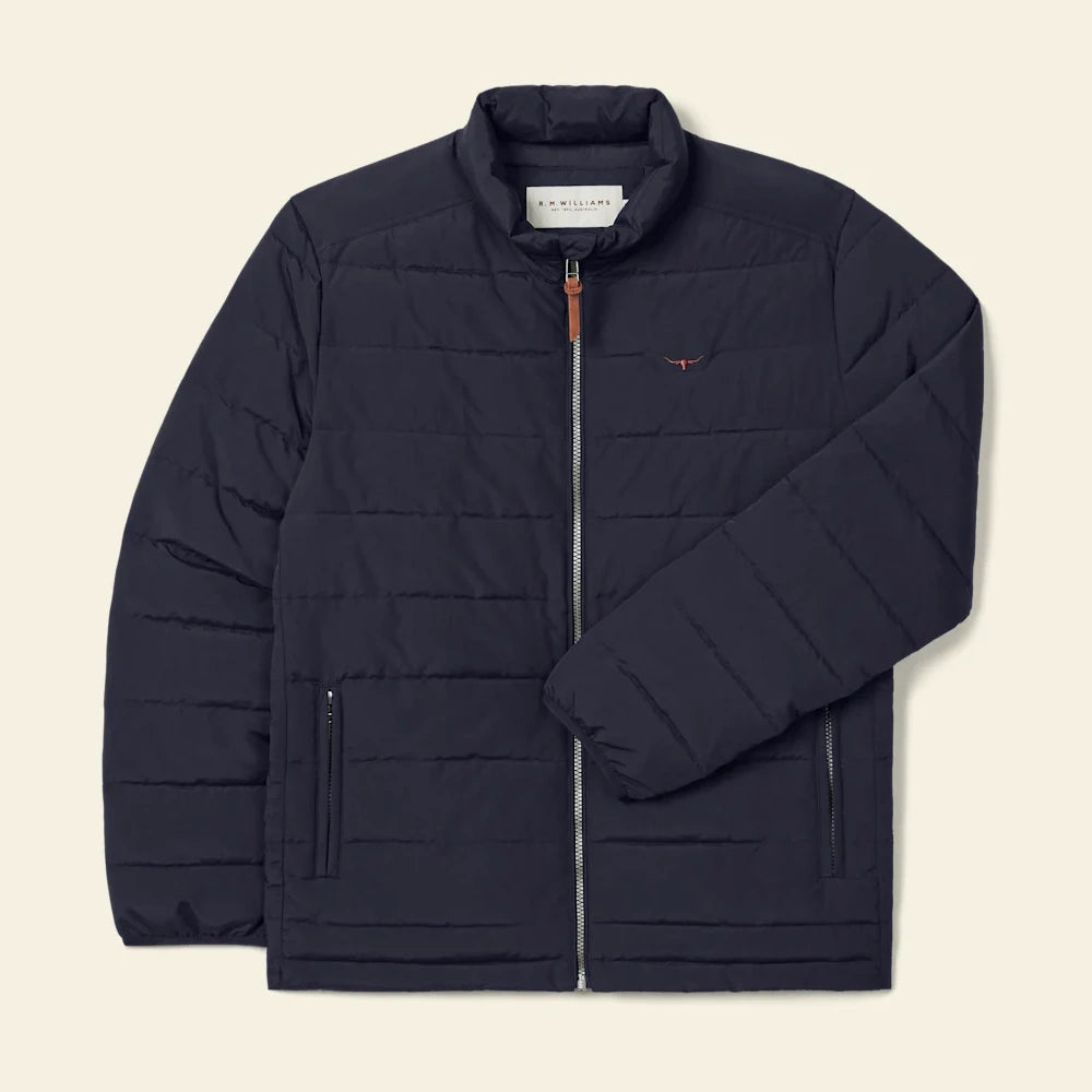 R.M.Williams Mens Rydal Padded Jacket (Navy)
